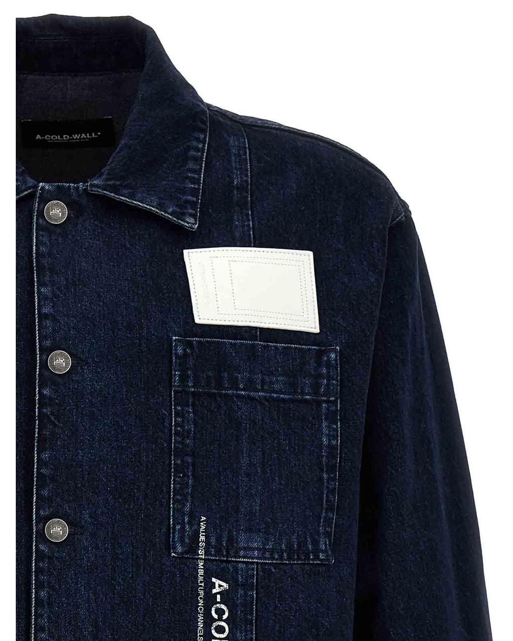 A_COLD_WALL* Blue Discourse Chore Jacket for men