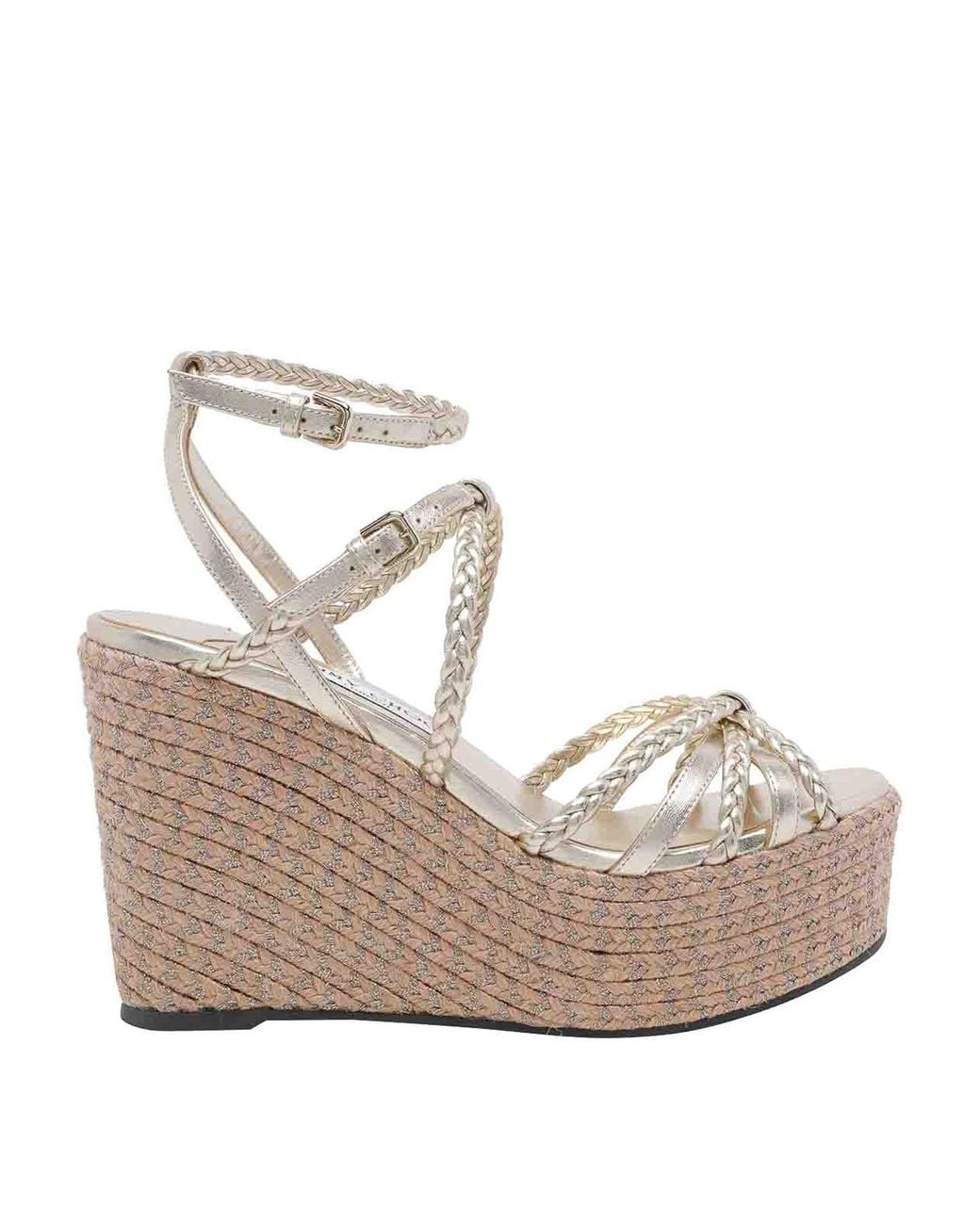 Jimmy Choo Natural Nyra Wedges