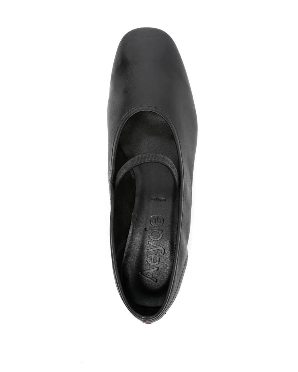 Aeyde Black Mary Jane Flats