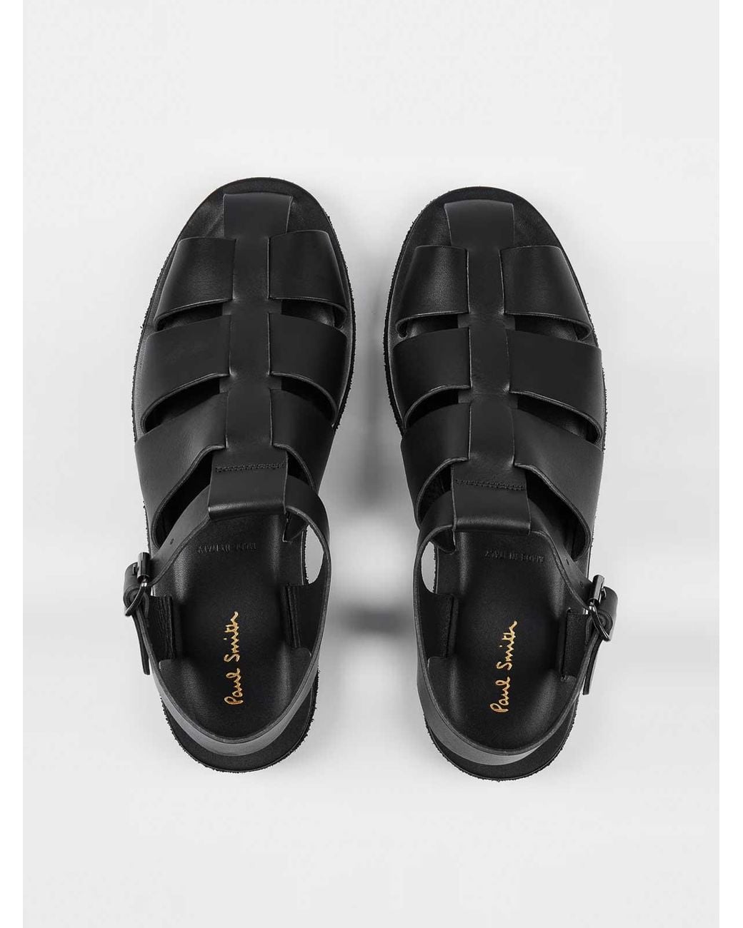 Paul Smith Black Sandoval Fishing Sandals for men