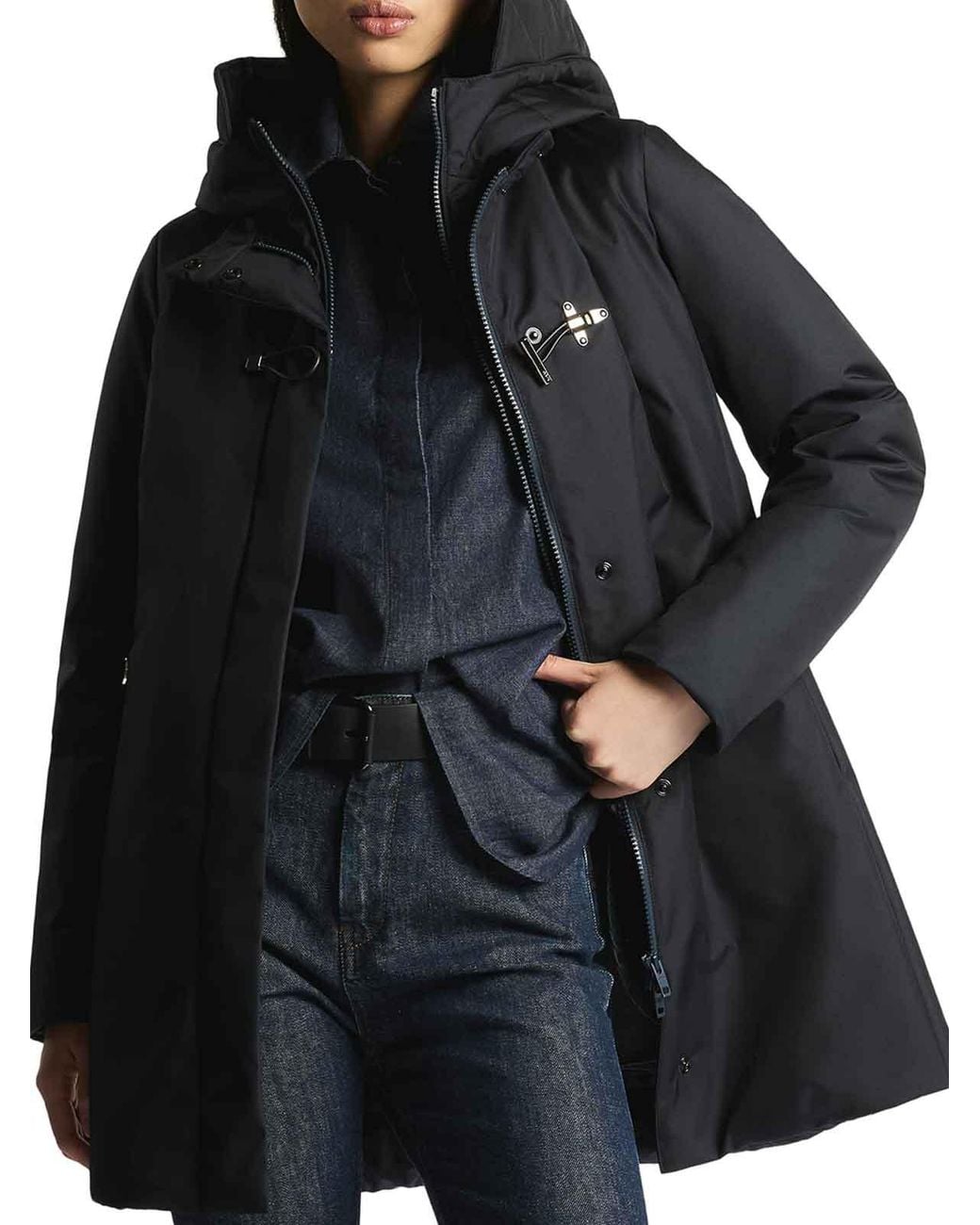 Fay Blue Toggle Coat