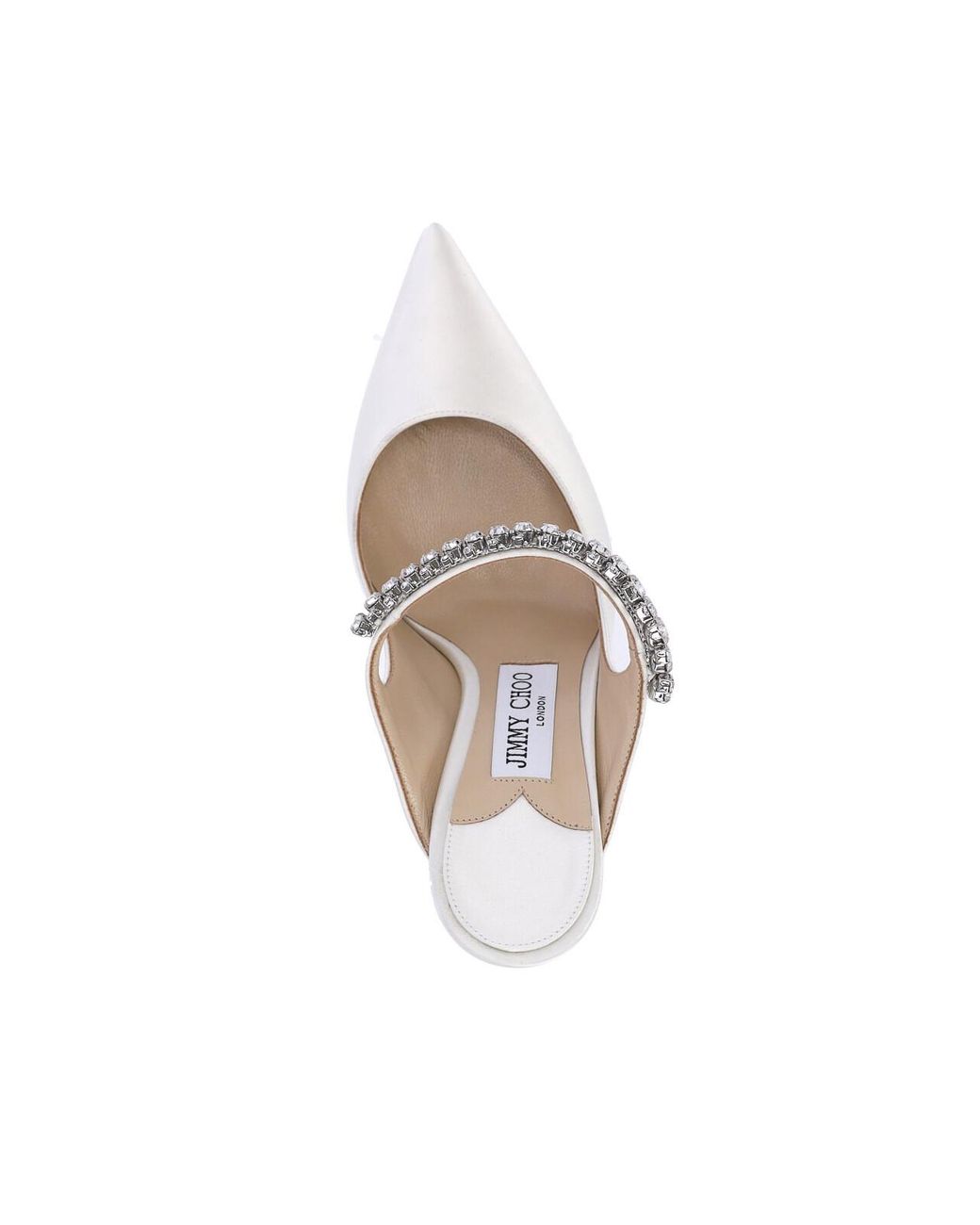 Jimmy Choo White Mules