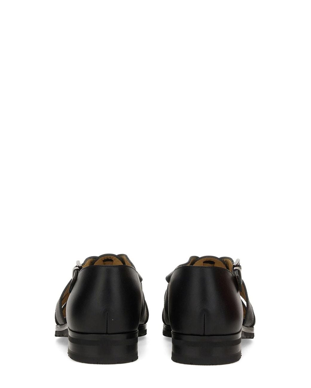 Paraboot Black Sandalo Ferret/Aragon for men