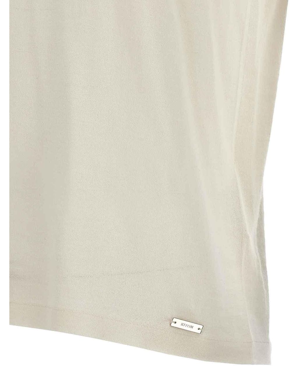 Kiton White T-Shirts