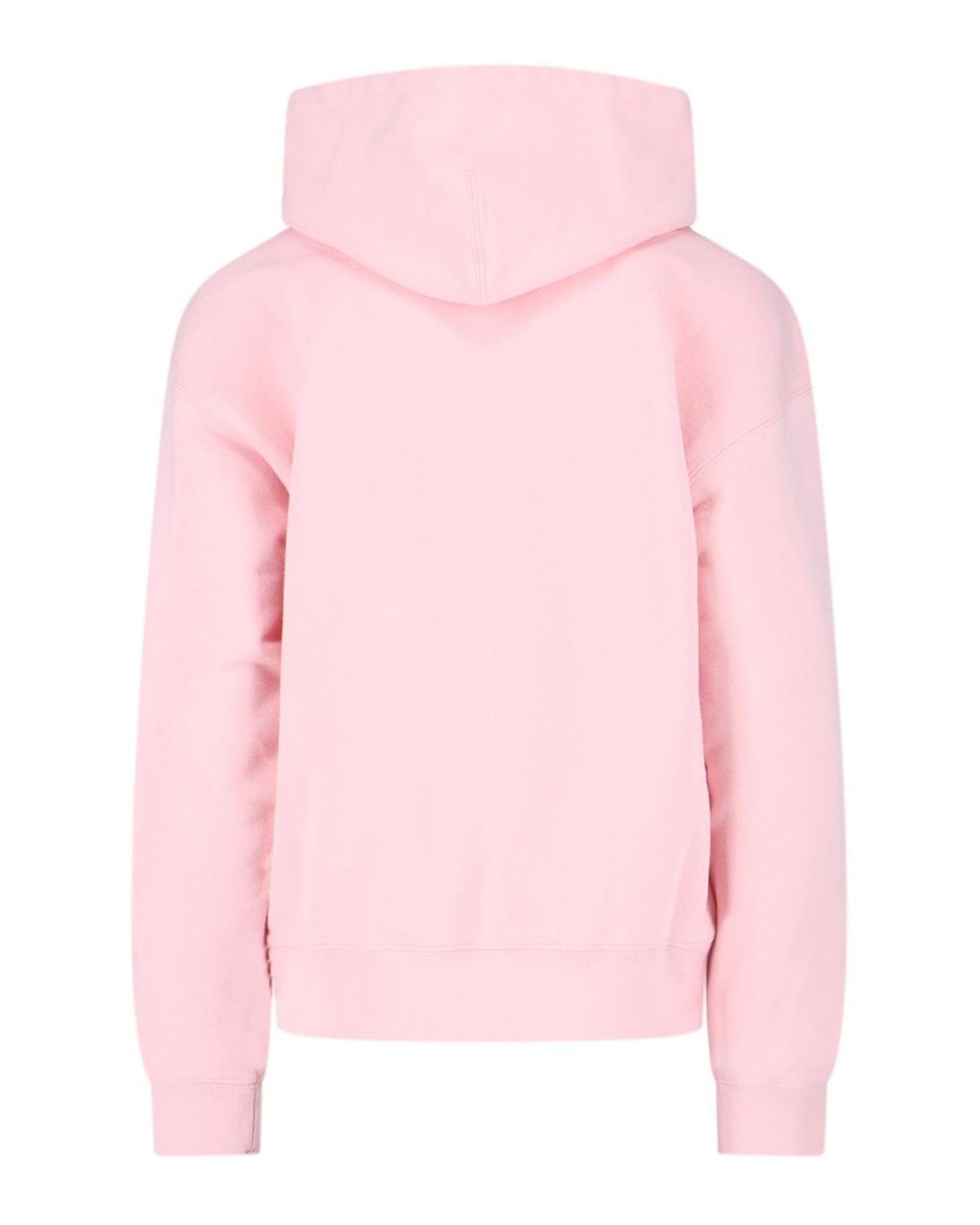Jil Sander Pink Logo Hooded Sweatshirt