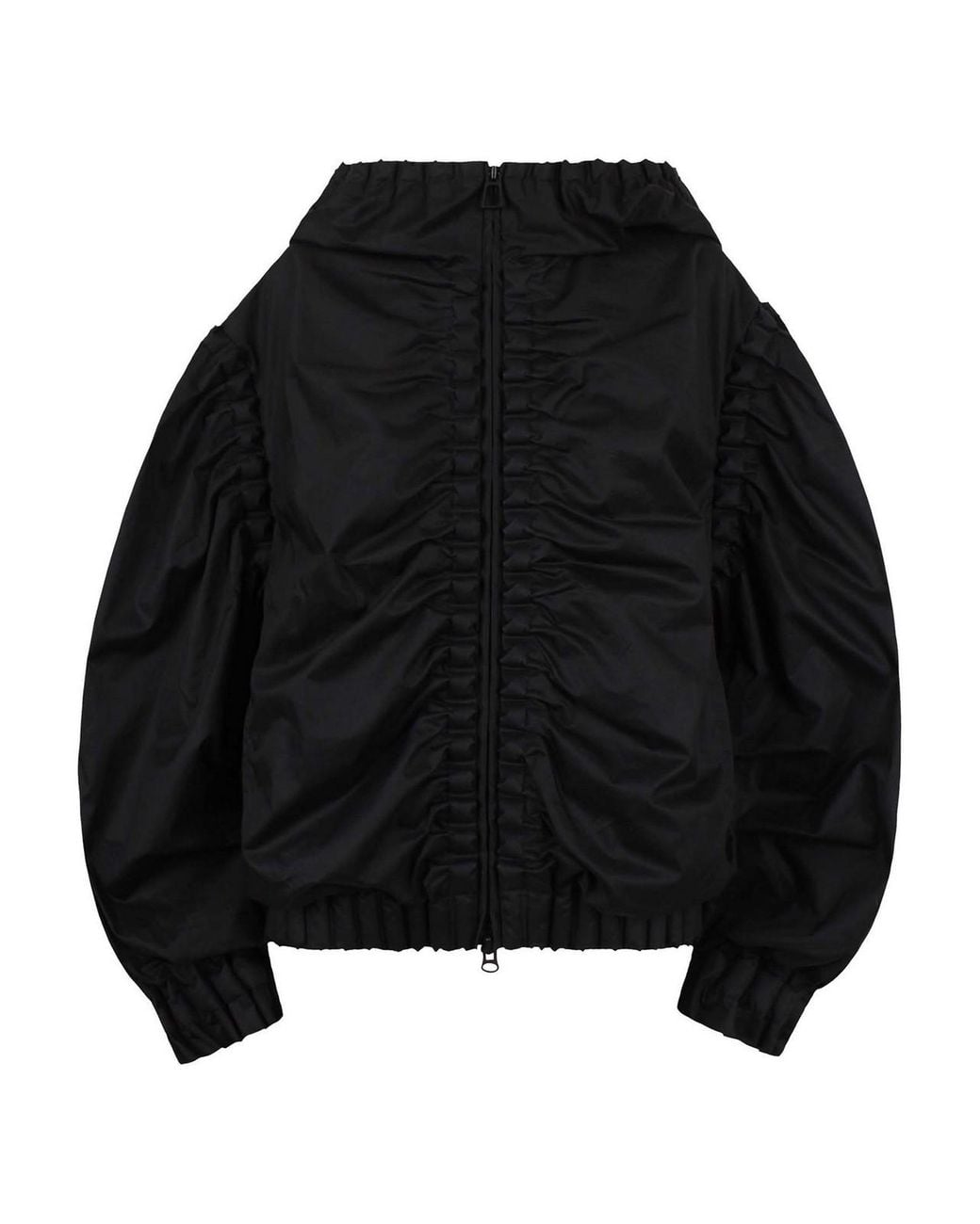 RAXXY Black Jacket With Puff Sleeves