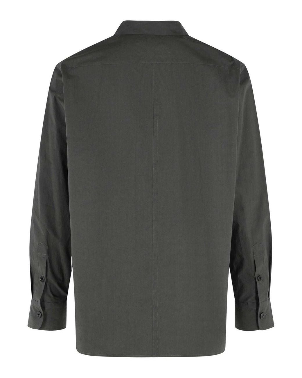 Sacai Gray Typewriter Cotton Shirt for men