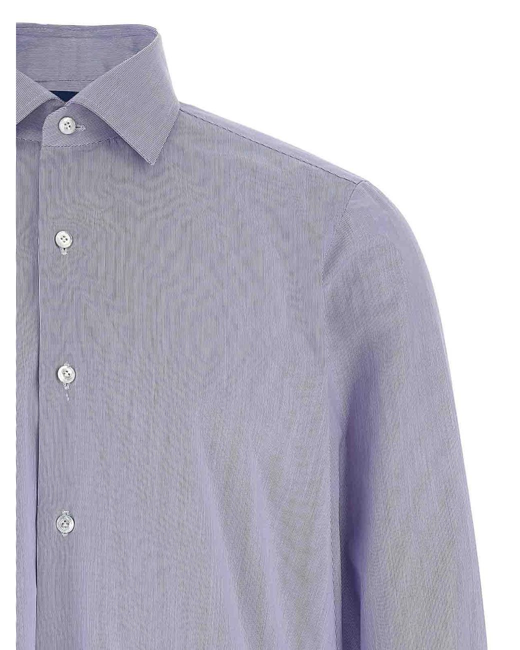 Finamore 1925 Blue Napoli Shirt for men