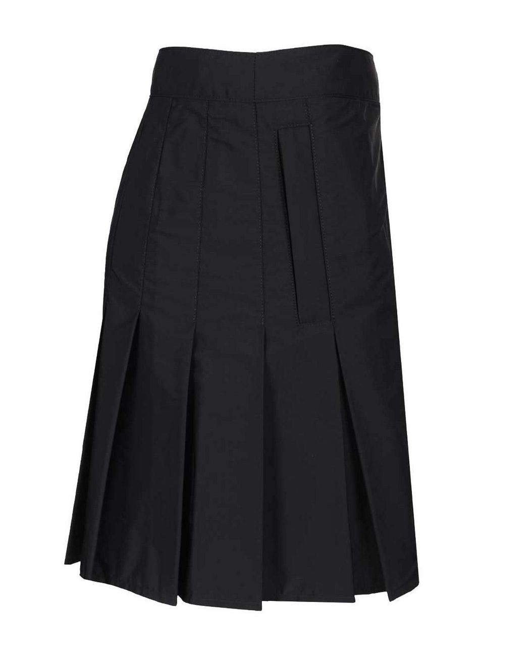 Burberry Black Pleated Mini Skirt