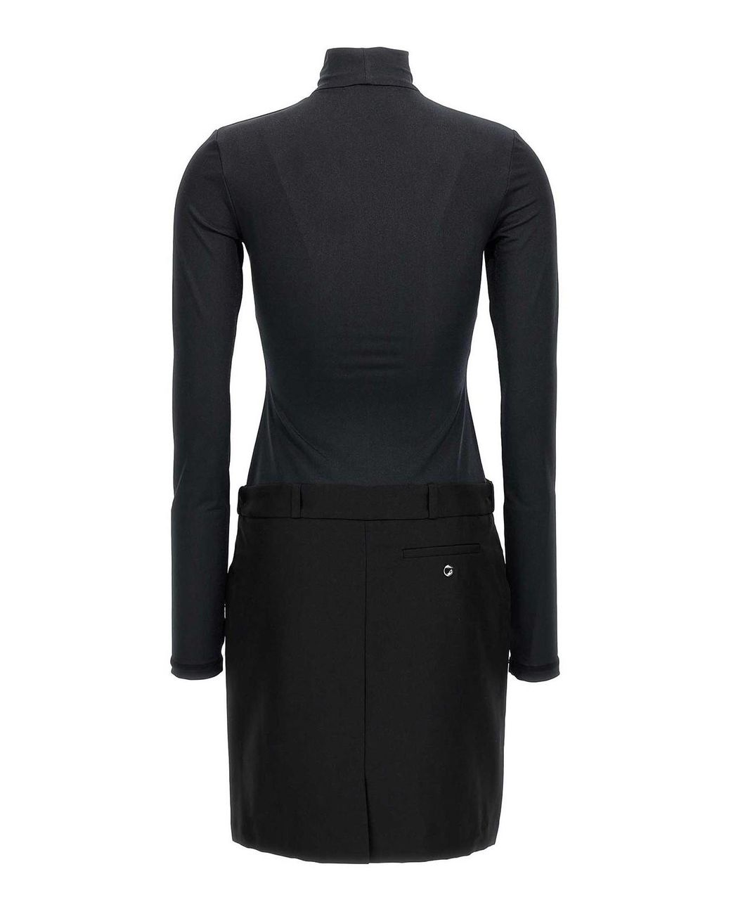 Coperni Black Hybrid Dress