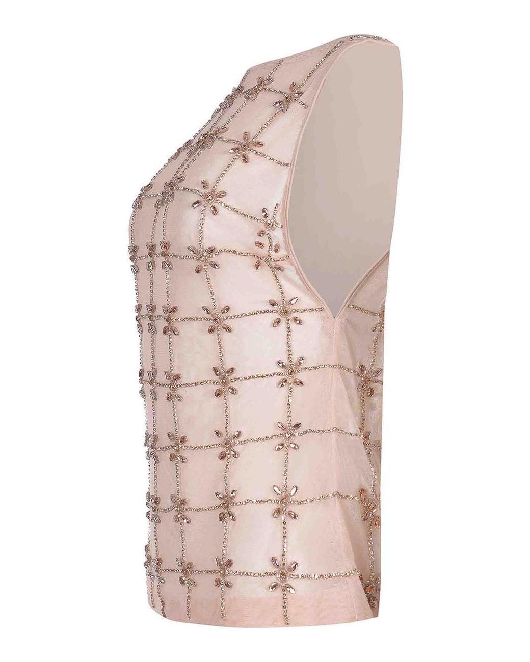 Pinko Pink Top Made Of Polyester