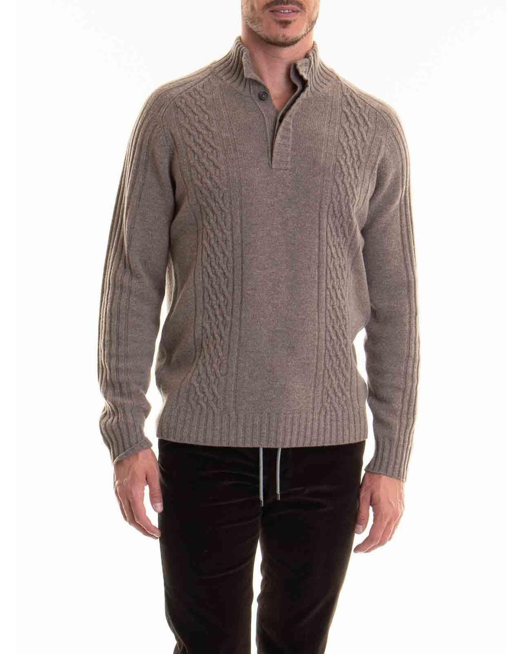 Corneliani Brown Sweater for men