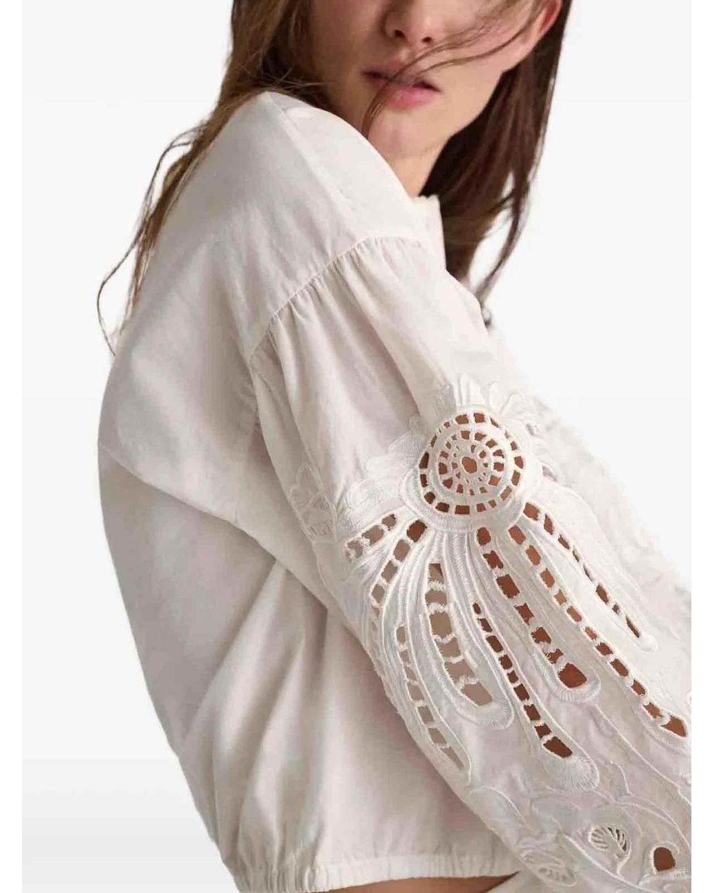 Dorothee Schumacher White Embroidered Beauty Blouse