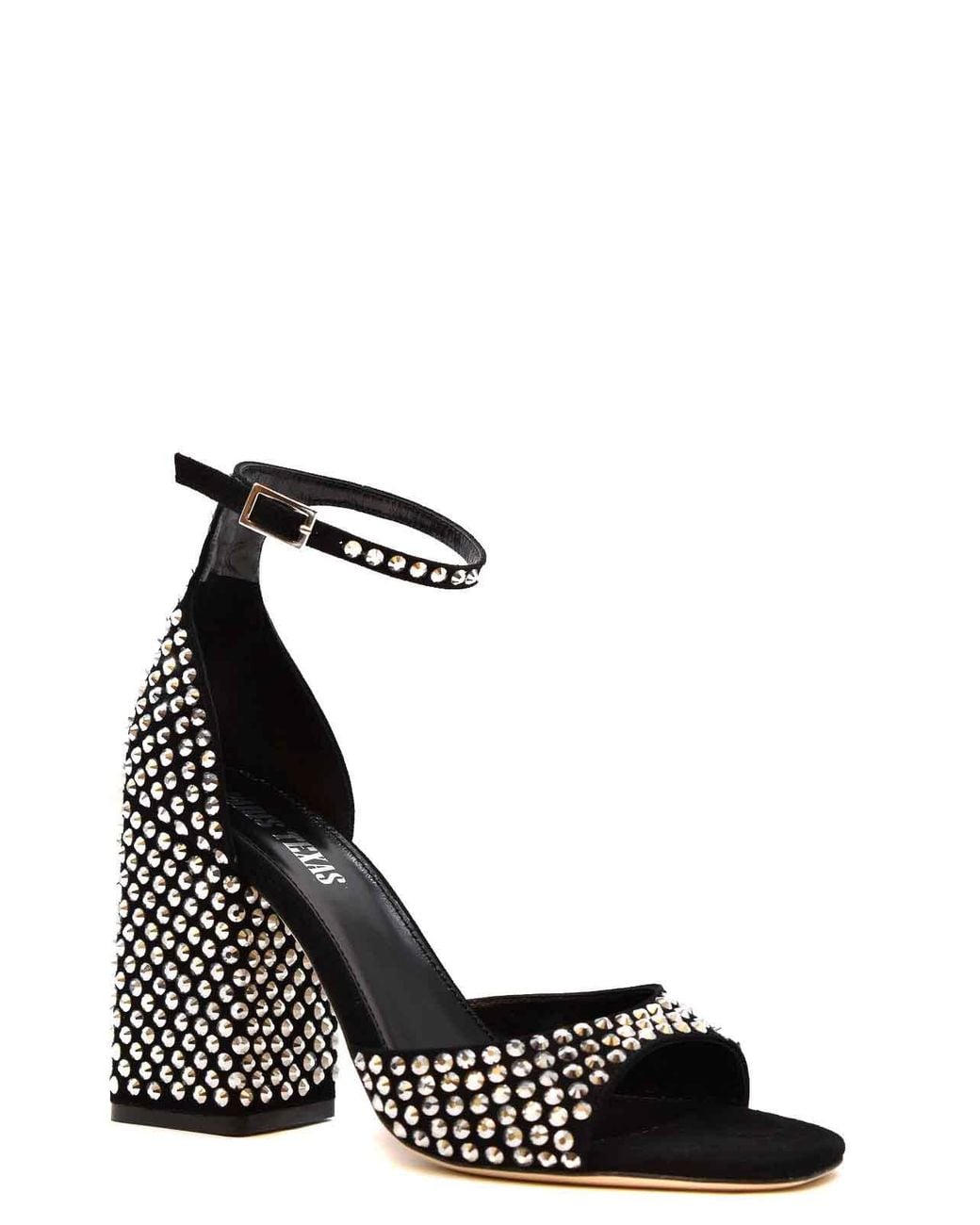 Paris Texas Black Sandals