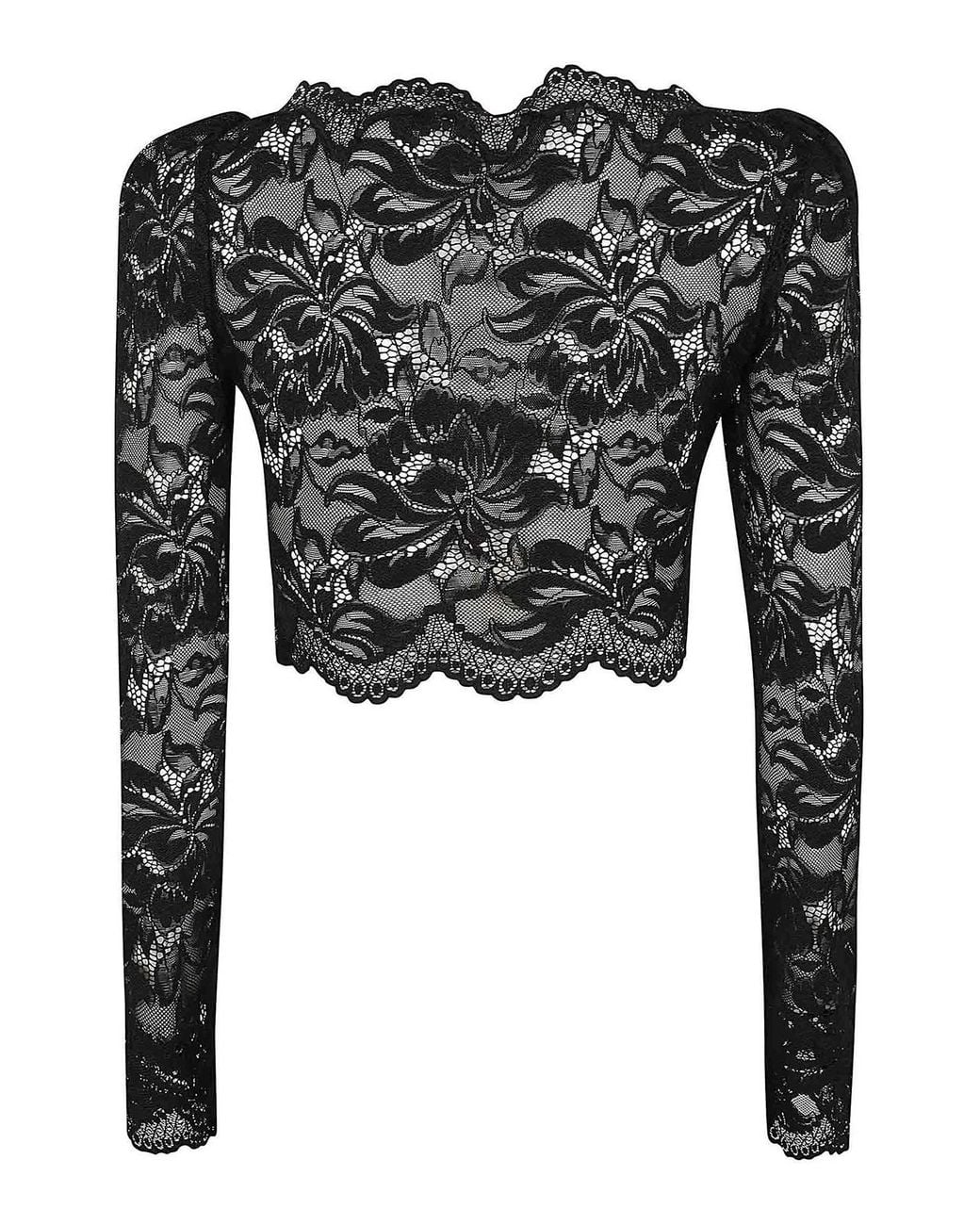 Rabanne Black Laced Top