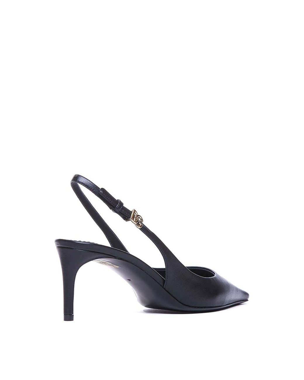Dolce & Gabbana Blue Logo Slingback