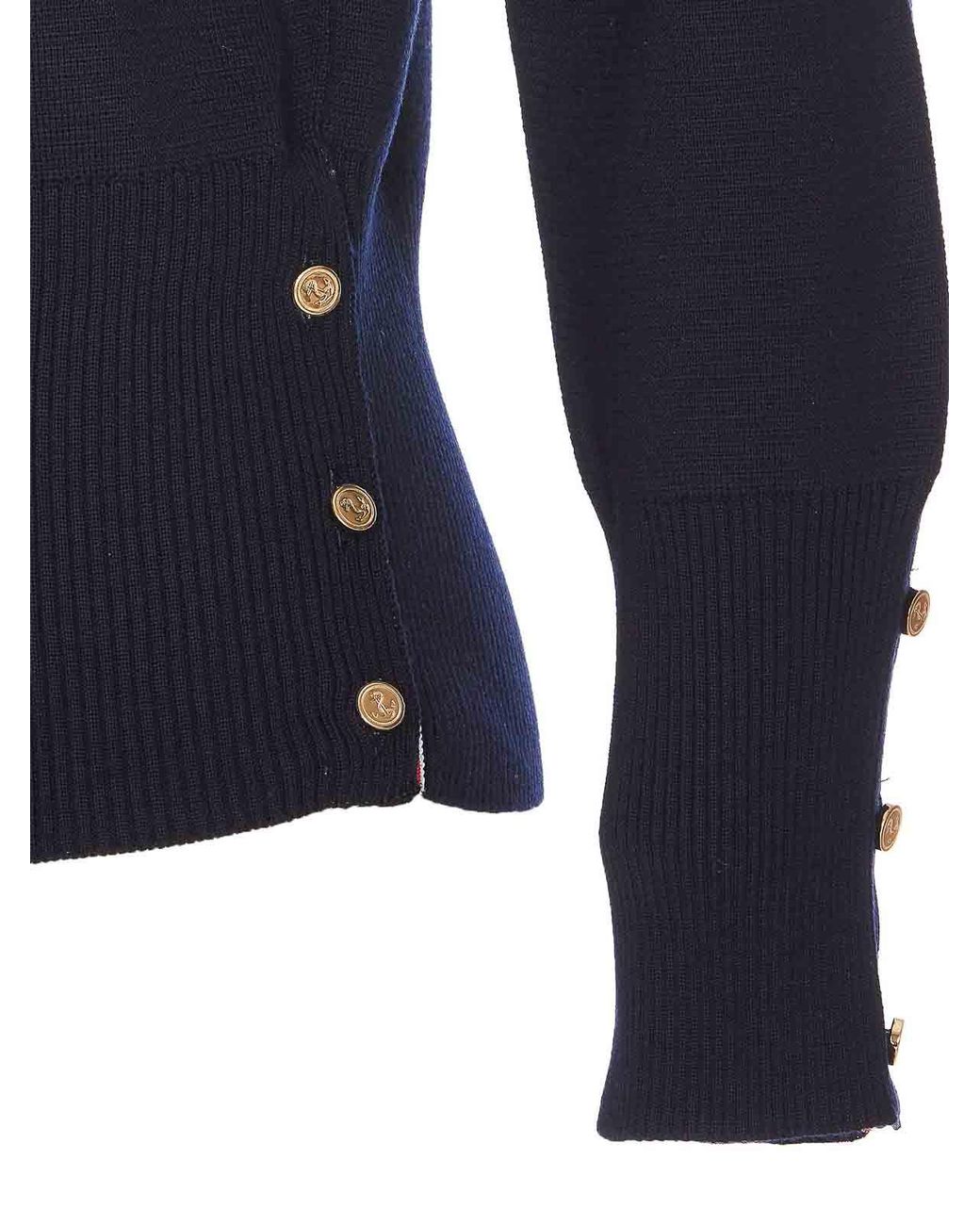 Pull Col Rond Thom Browne en coloris Blue