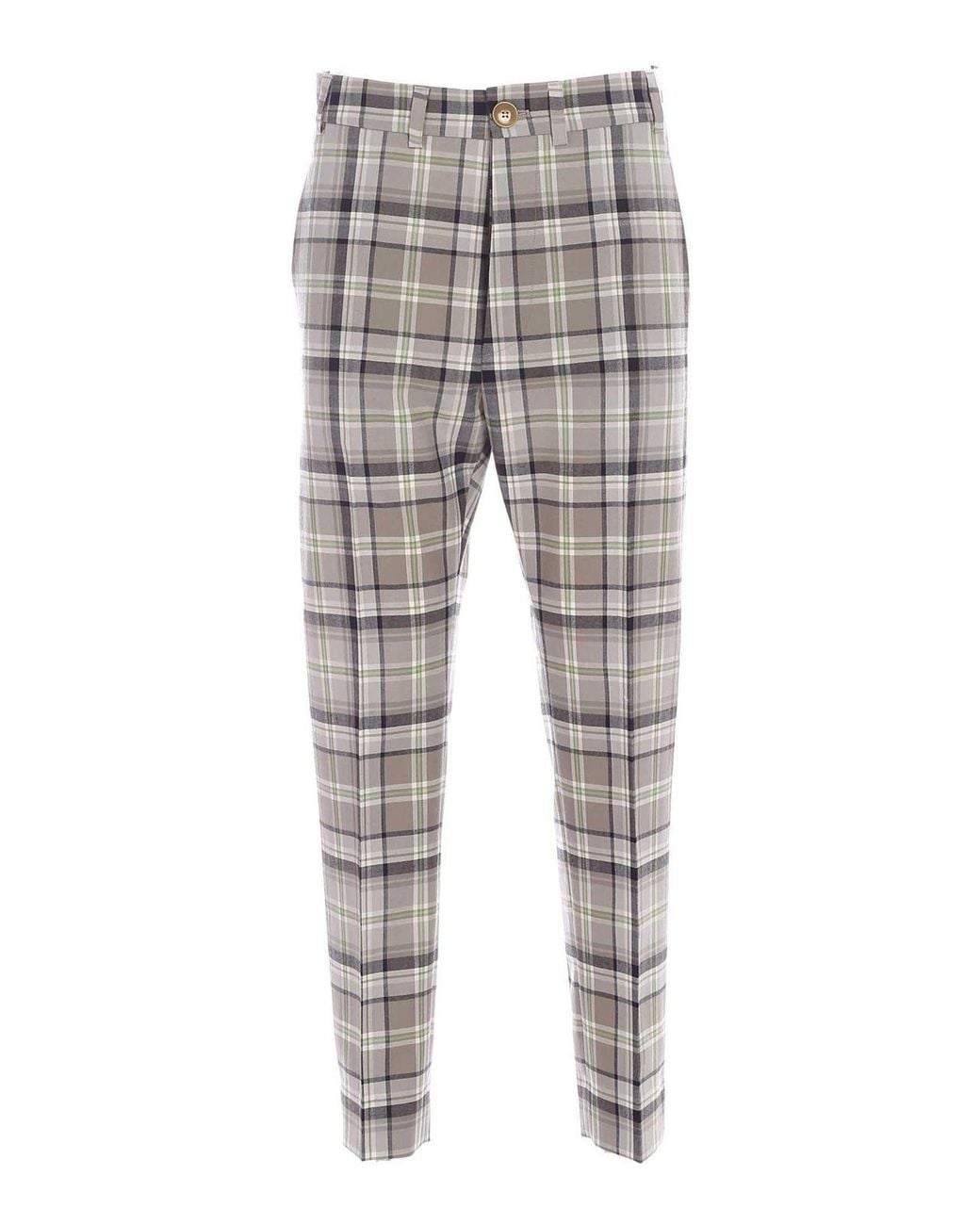 Vivienne Westwood Gray Check Pants