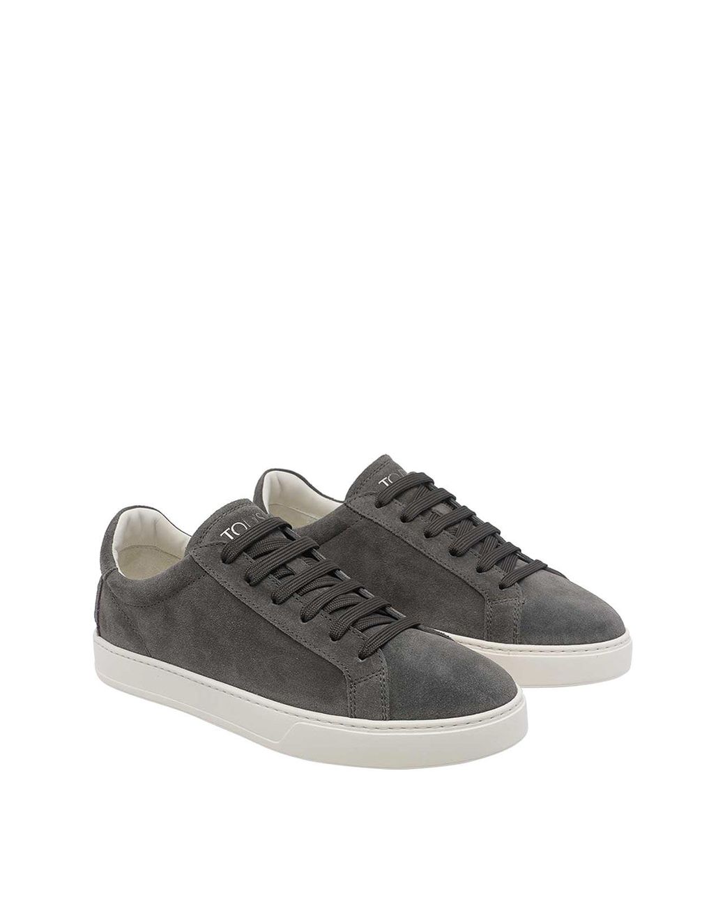 Tod's Gray Suede Sneakers for men