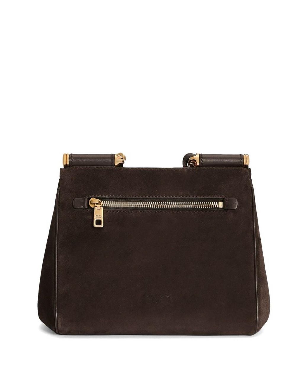 Dolce & Gabbana Black My Sicily Small Leather Handbag