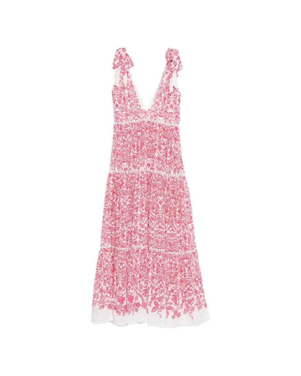 Poupette Pink Long Dress 'Perla'