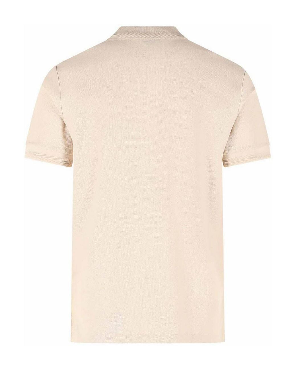 Burberry Natural Eddie Cotton Polo Shirt for men