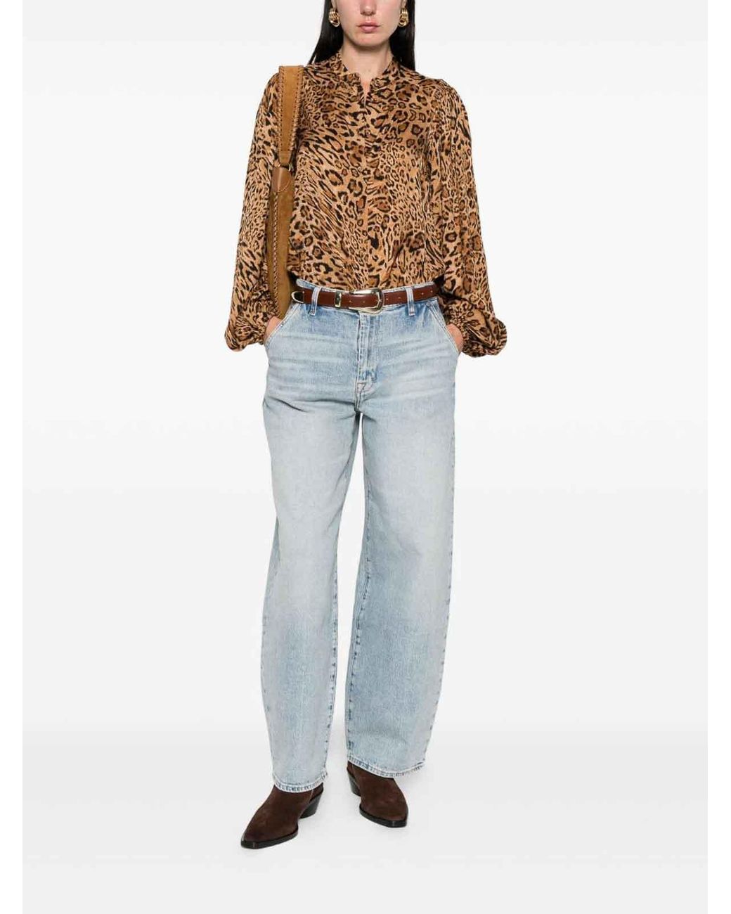 Twinset Brown Shirt With Print