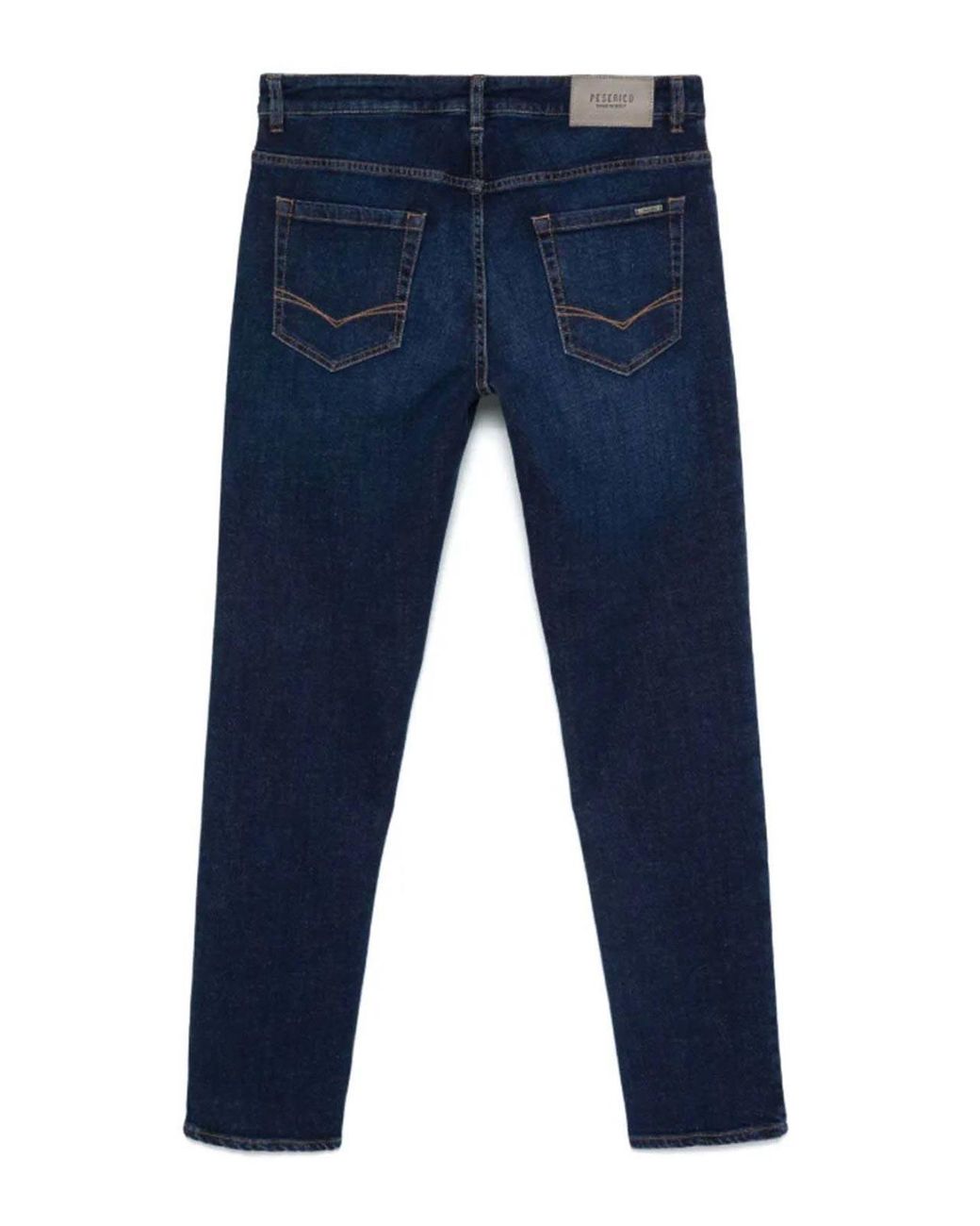 Peserico Blue Five Pocket Jeans for men