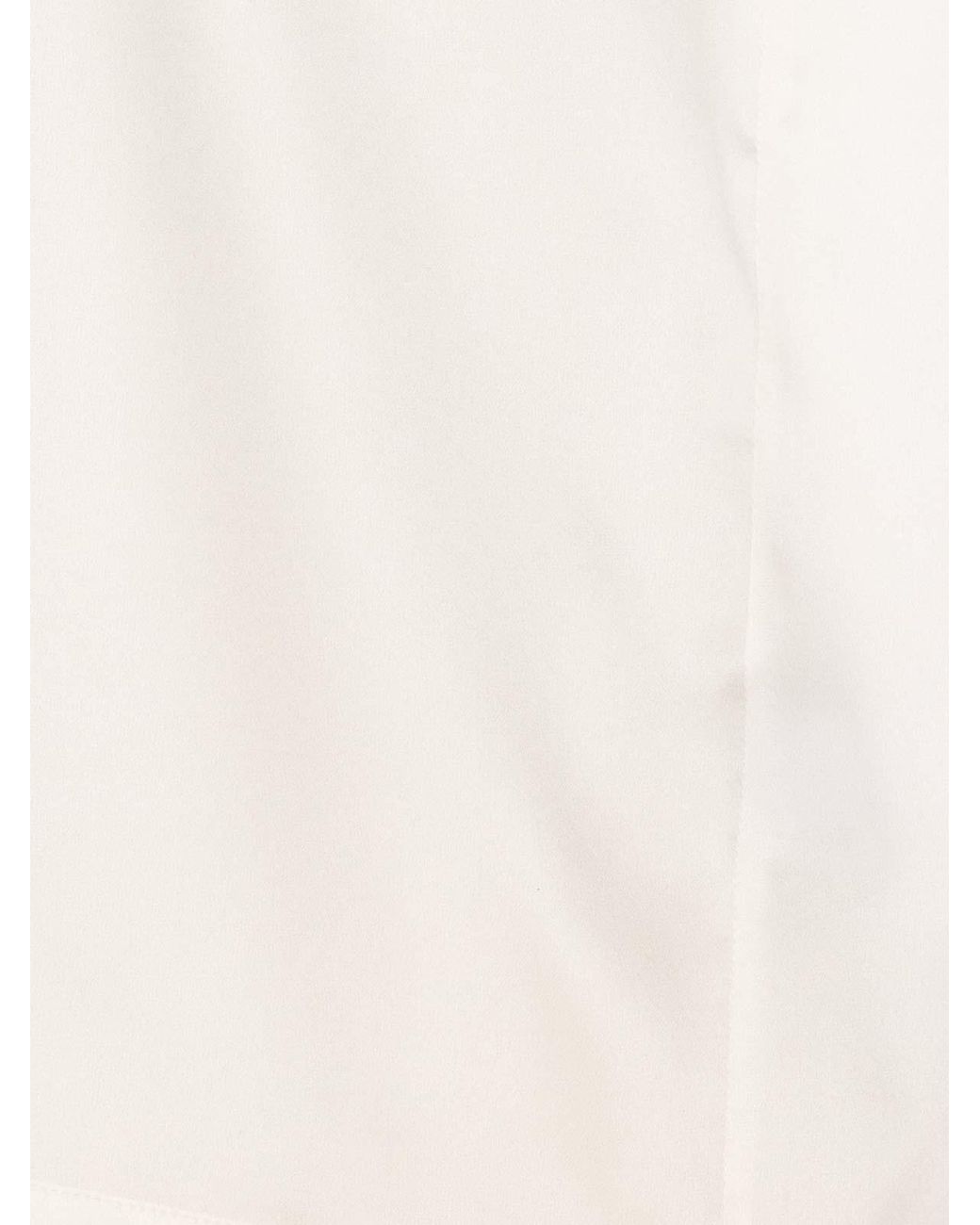 Brunello Cucinelli White Satin Shirt