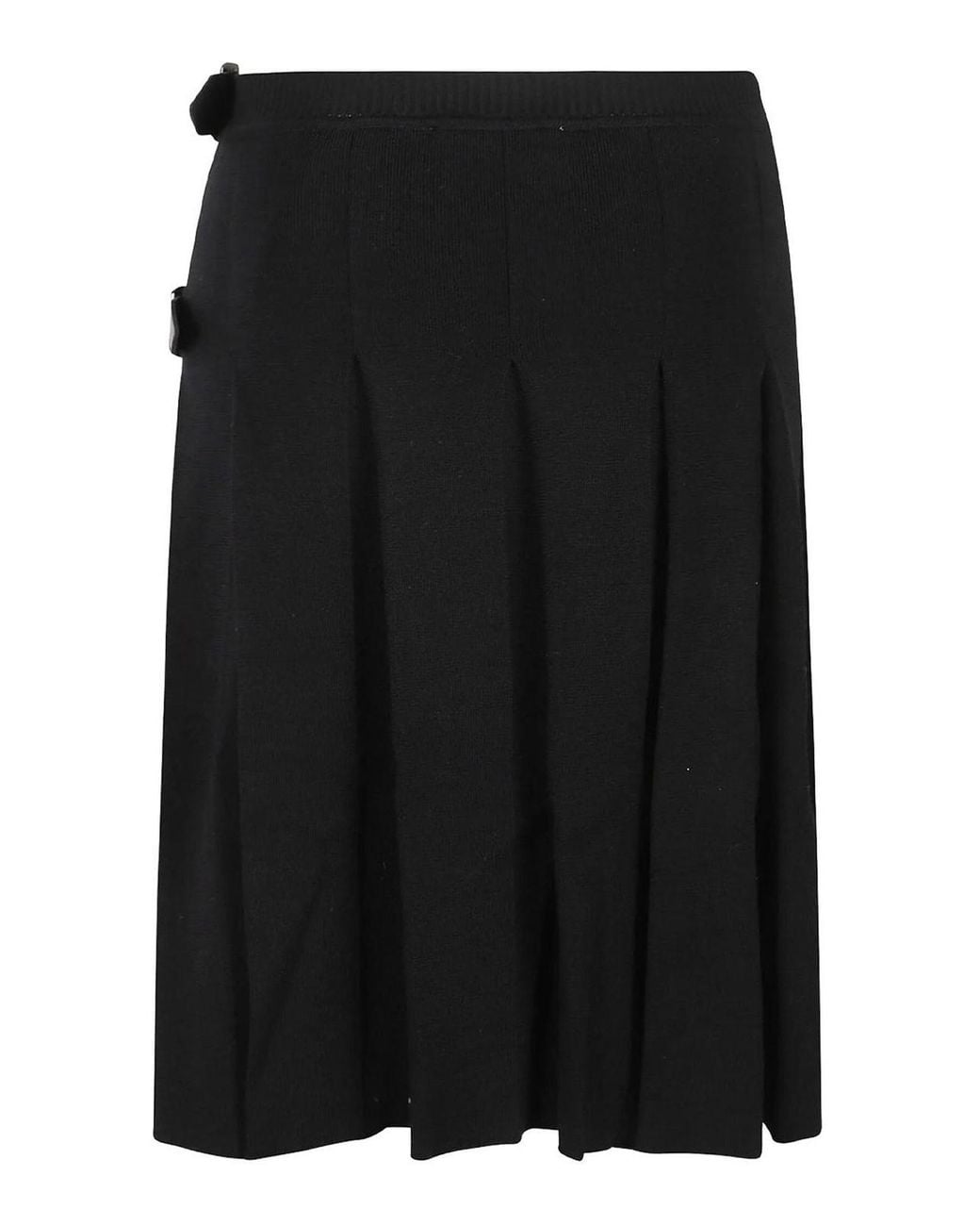 Vivienne Westwood Alex Wool Kilt Skirt in Black | Lyst