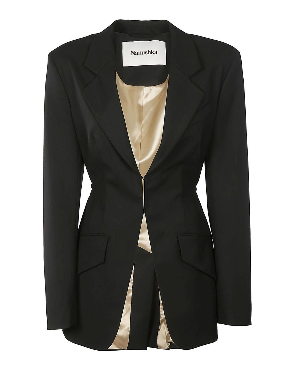 Nanushka Black Lydia Blazer