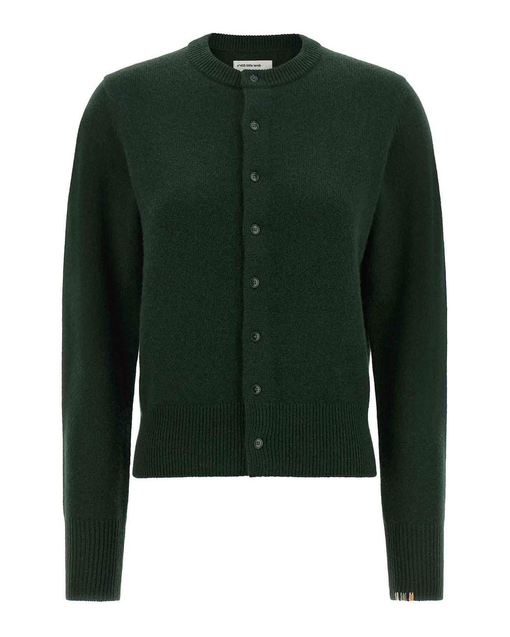 Extreme Cashmere Green N435 Little Lamb Cashmere Cardigan