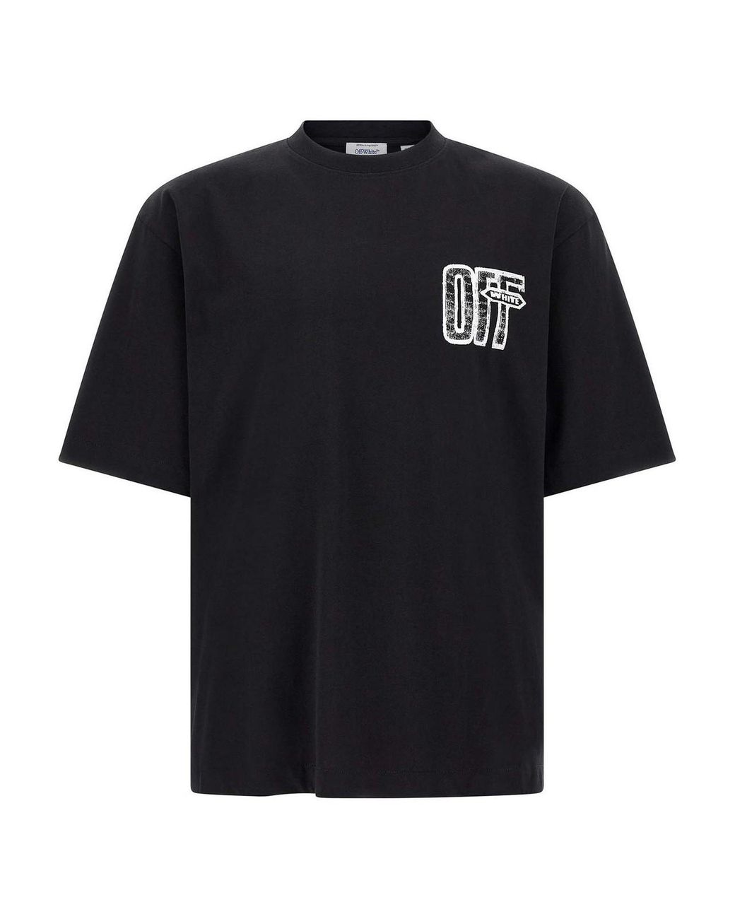 Off-White c/o Virgil Abloh Black 'Motion Arrow Skate' T-Shirt for men