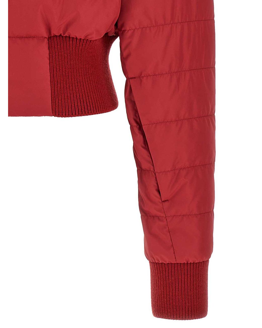 Rick Owens Red Moncler + Down Jacket