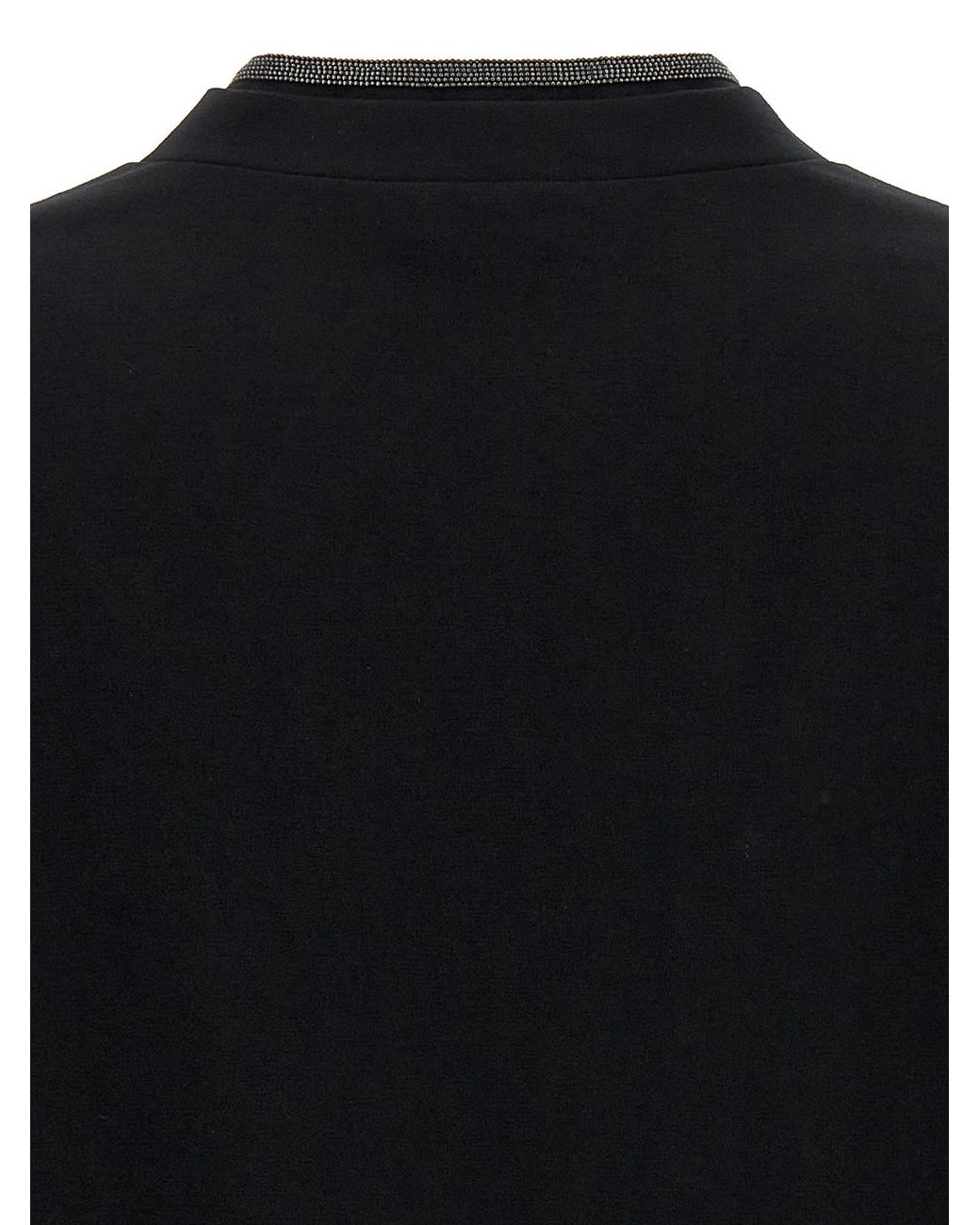 Brunello Cucinelli Black Monile T-Shirt