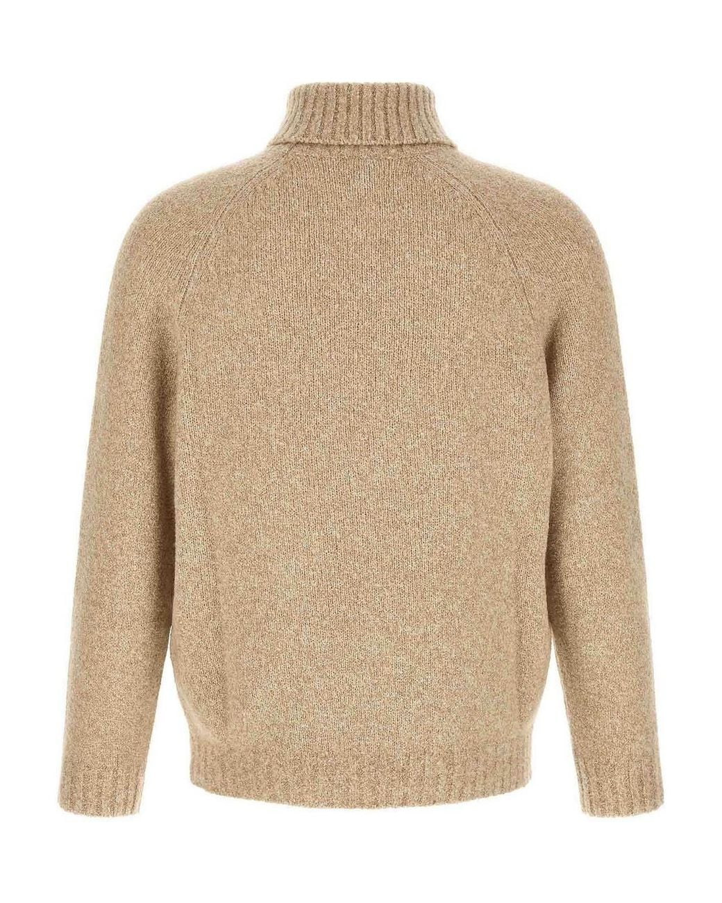 Suéter Cuello Redondo Brunello Cucinelli de hombre de color Natural