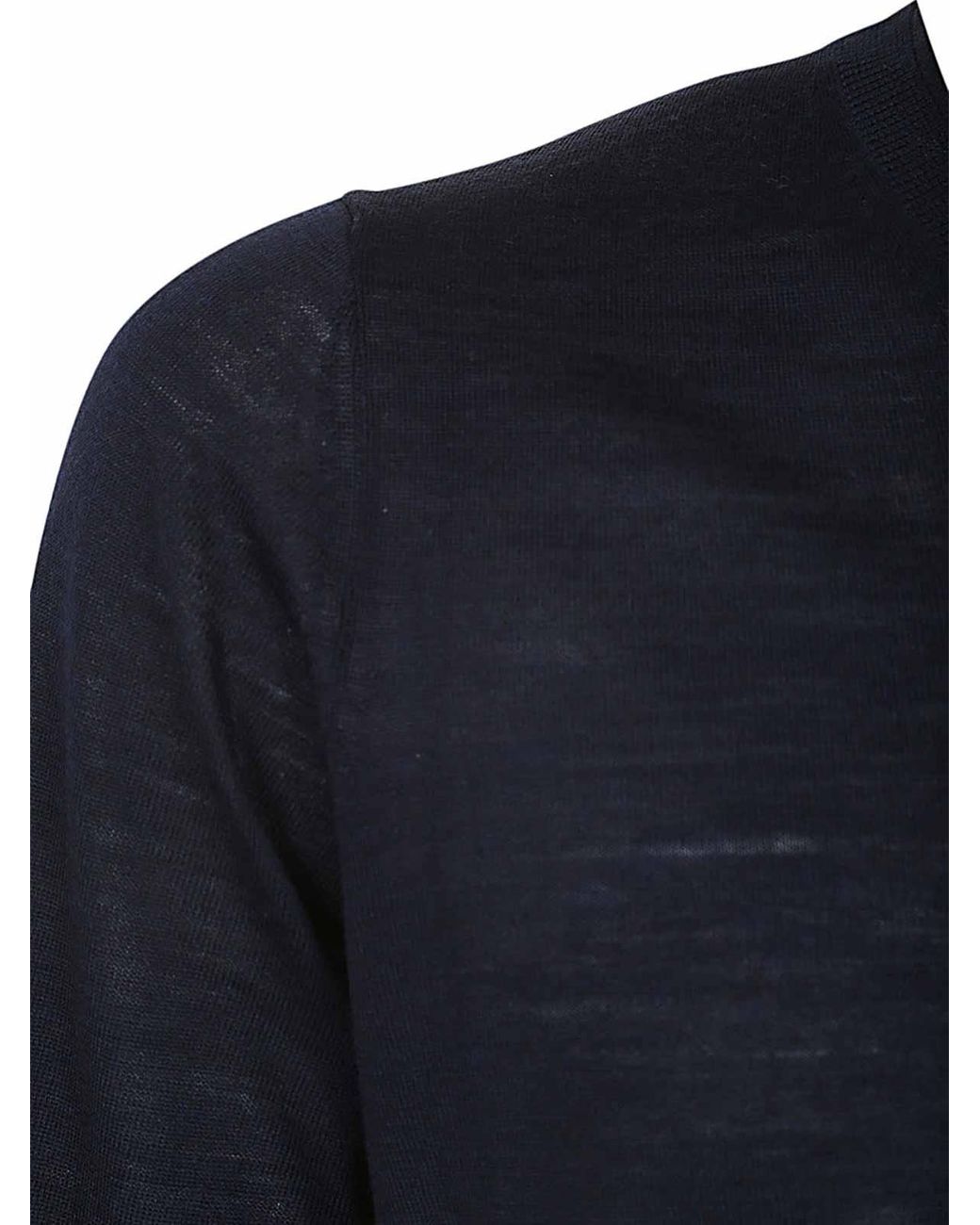 Ballantyne Blue V Neck Slim Fit Pullover for men