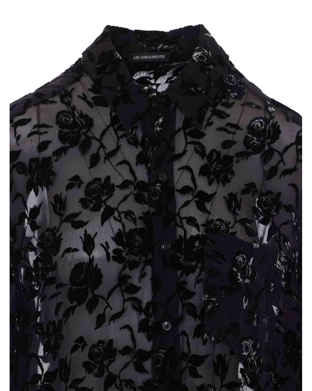 Ann Demeulemeester Black Elisabeth Shirt