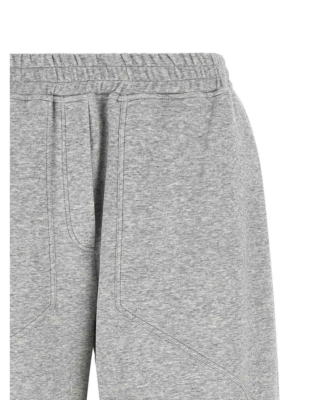 Brunello Cucinelli Gray Cotton-Cashmere Joggers