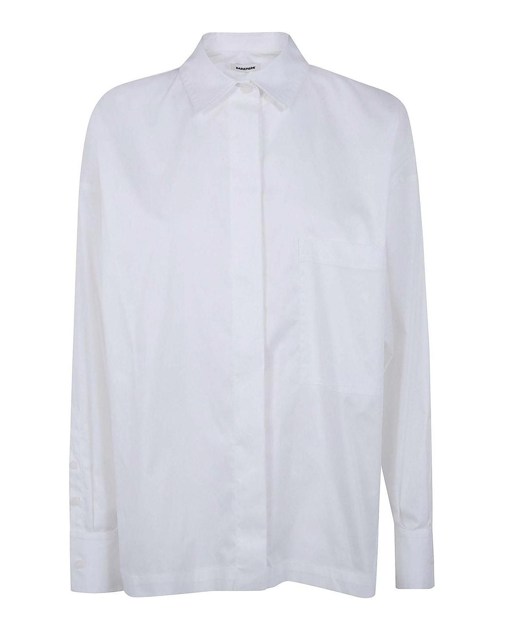 DARKPARK White Paola Wrapped Shirt