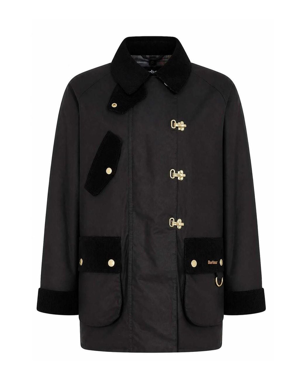 Barbour Black Felton Waxed Jacket