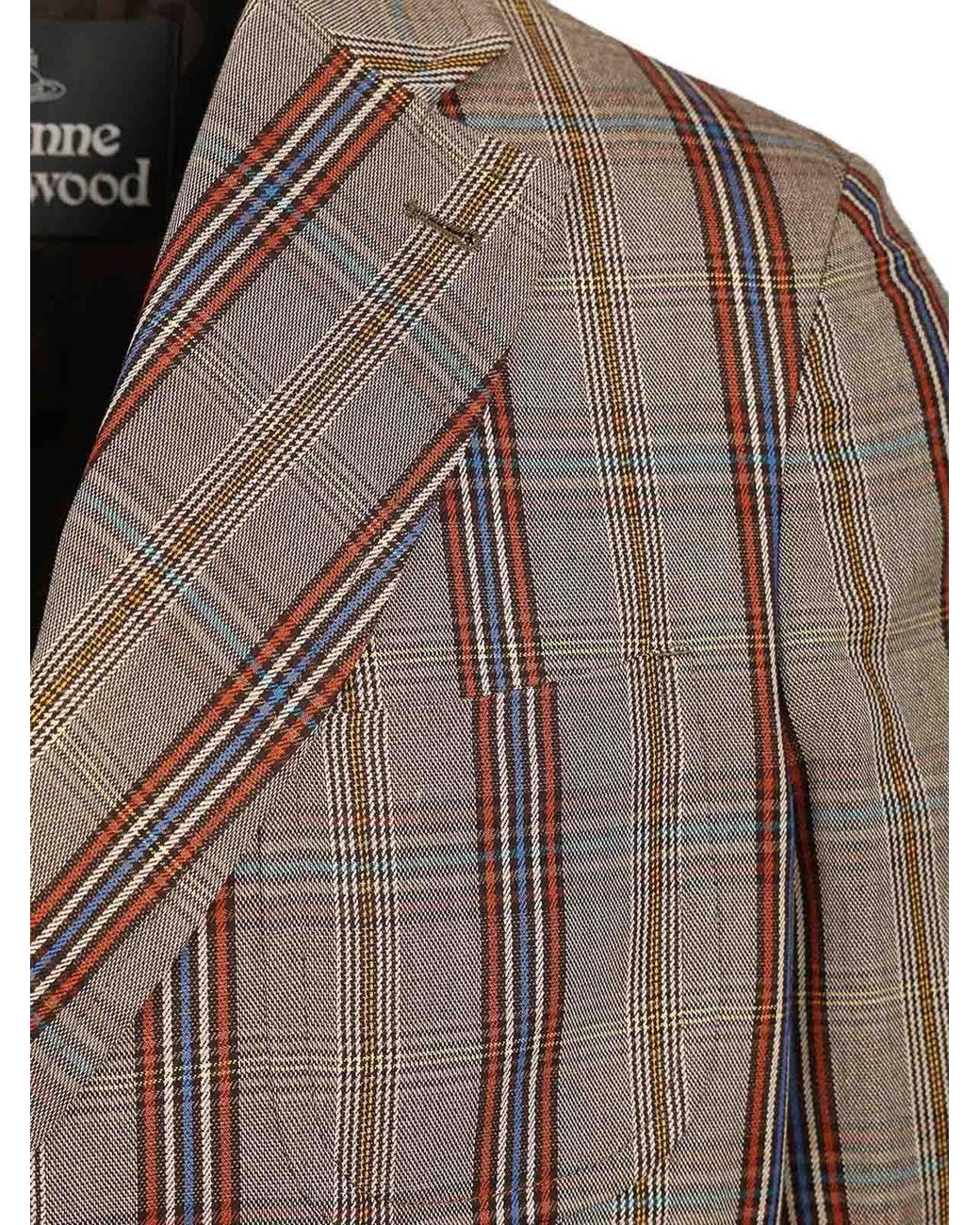 Vivienne Westwood Brown Cruise Double-Breasted Jacket for men