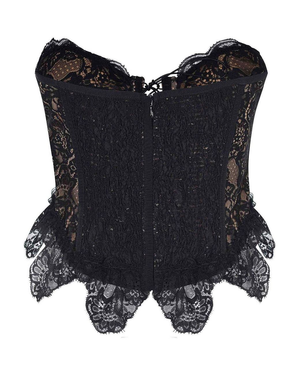 GIUSEPPE DI MORABITO Black Bustier Made Of Polyamide