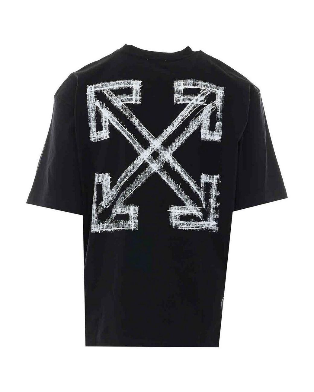 Off-White c/o Virgil Abloh Black Motion Arrow Skate T-Shirt for men