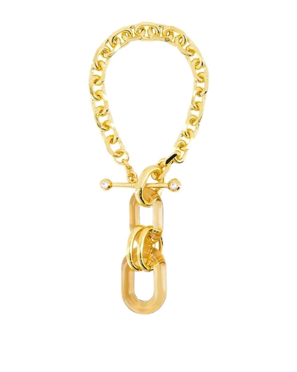 Rabanne Metallic Xl Link Necklace