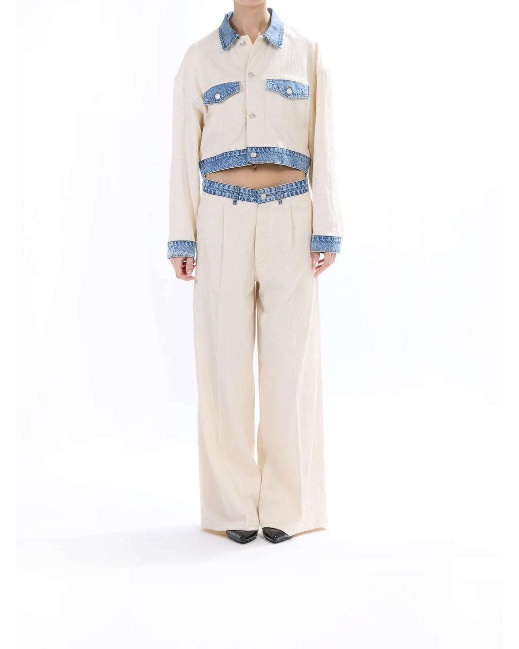 Moschino White Trousers