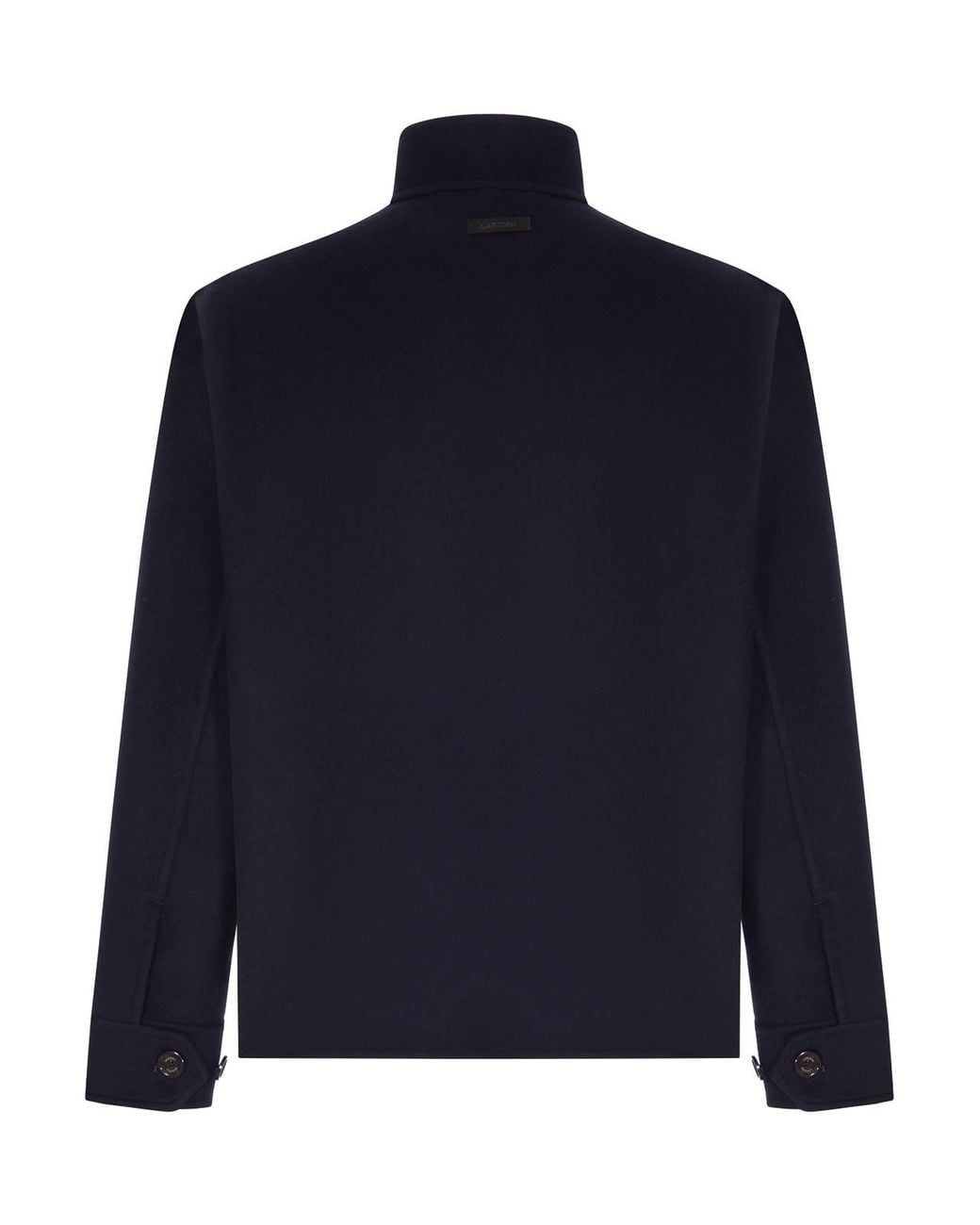 Lardini Blue Double Loro Piana Fabric Blouson for men
