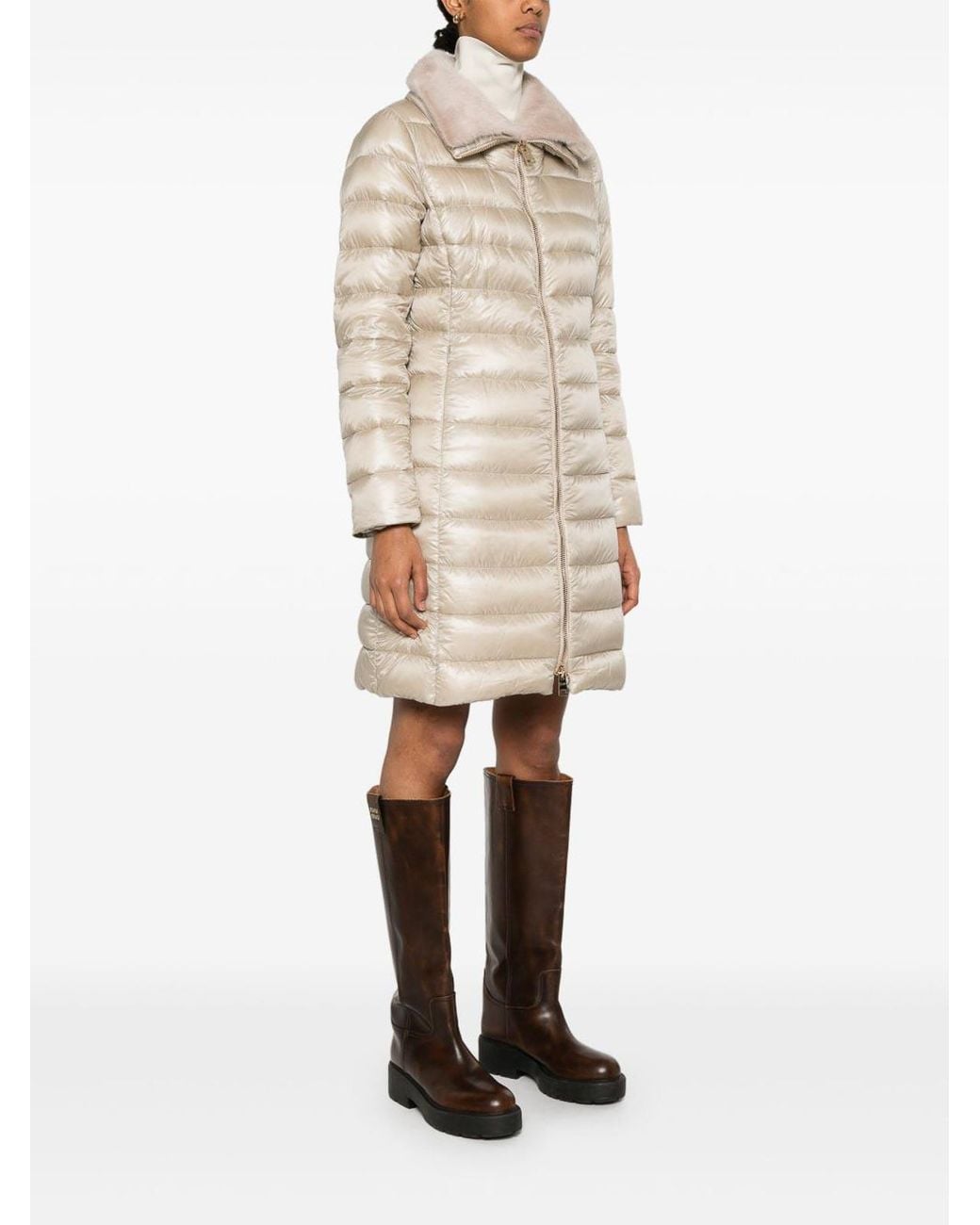 Herno Natural Iconico Long Down Coat