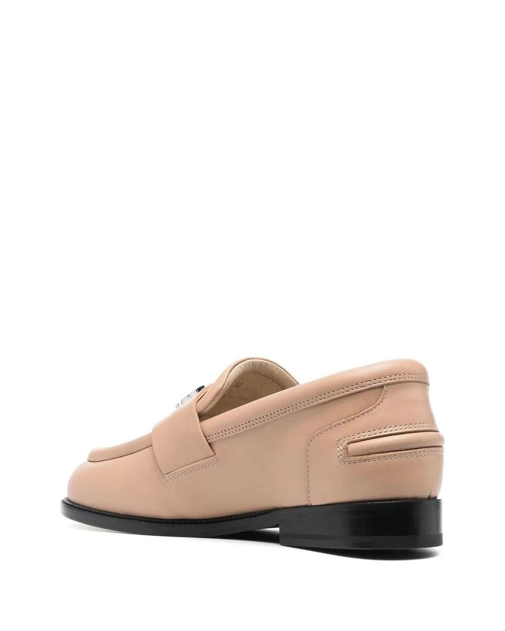 Lanvin Pink Loafers With Patch