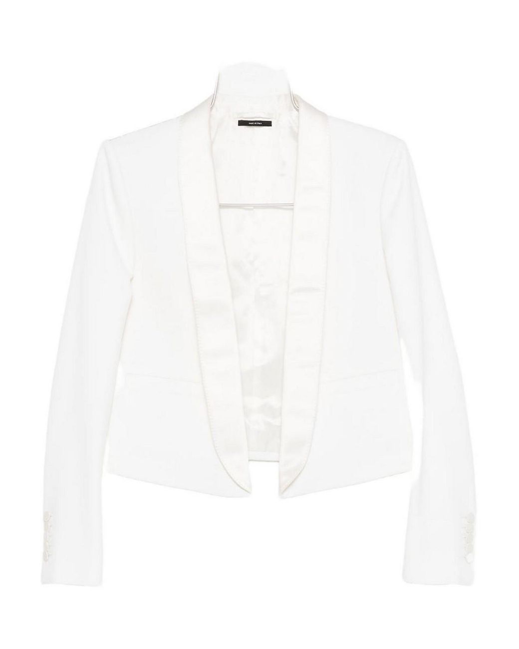 Tom Ford White Wool Tuxedo Jacket